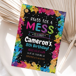 Malerei Party Einladung, Art Birthday Party Einlad Einladung