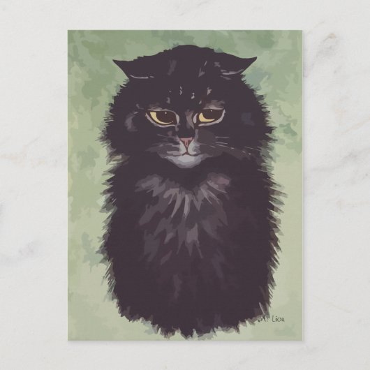 Malerei Persische Katze n° 2 Postkarte (Vorderseite)