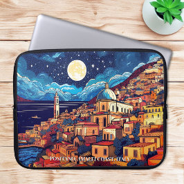 Malerei Positano Amalfi Küste Italien Kunst, Dicht Laptopschutzhülle