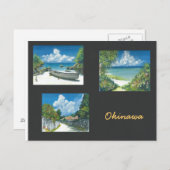 Malerei Postcard Okinawa Postkarte (Vorne/Hinten)