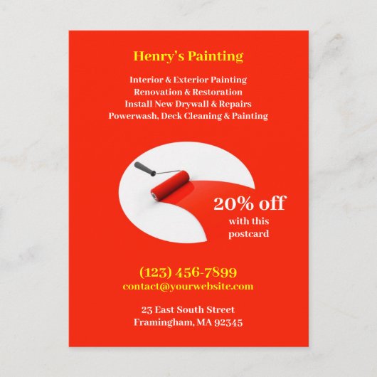 Malerei Postkarte (Vorderseite)