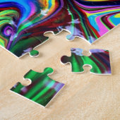 Malerei Regenbogen Swirl Paint Complex Muster Puzzle (Seite)