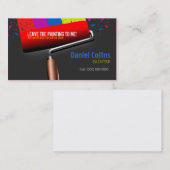 Malerei-Rollen-Maler-Visitenkarte Visitenkarte (Vorne/Hinten)