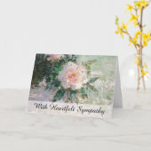 *~* Malerei Rose TV2 Beileid Liebe Licht Karte (Gelbe Blume)