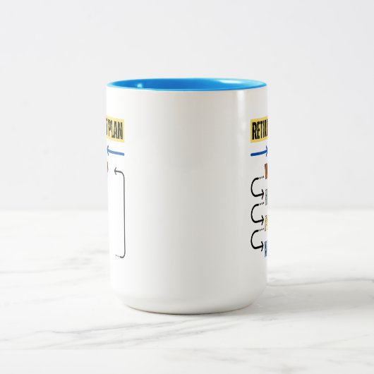 Malerei - Ruhestandsplan 2024 Tasse (Mittel)