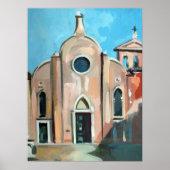 Malerei San Giovanni in Bragora, Venedig, Italien Poster (Vorne)