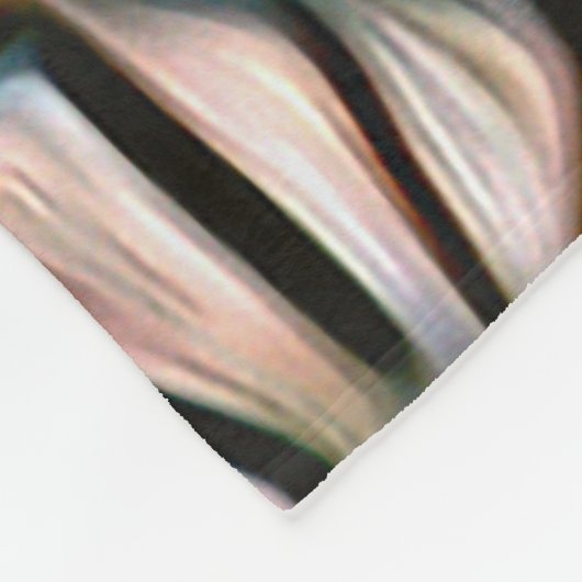 Malerei Schöne Katze Fleecedecke (Ecke)