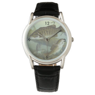 Malerei "Schwarzbarsch " Timothys Knepp Armbanduhr