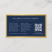 Malerei-Service-QR-Code-Home-Painter Visitenkarte (Rückseite)