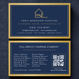 Malerei-Service-QR-Code-Home-Painter Visitenkarte