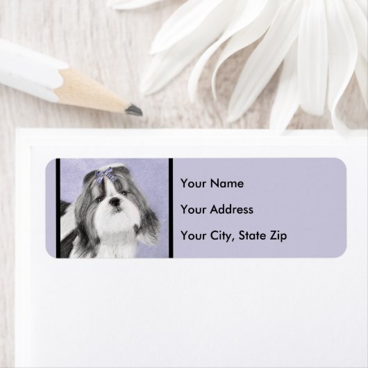 Malerei Shih Tzu - niedliche ursprüngliche (Insitu)