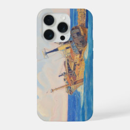 Malerei-Stilbild des Schiffbruchs der Edro III in  iPhone 15 Pro Hülle