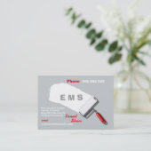 Malerei und Dekorieren Visitenkarte (Stehend Vorderseite)