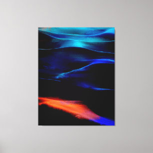 Malerei und Dünen, Acryl #12 Leinwanddruck