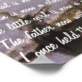 Malerei und Gedicht von Dale Candee "Mein kleines Poster (Ecke)