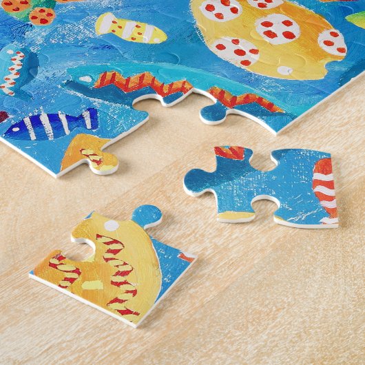 Malerei unter tropischen Fischen Puzzle (Seite)