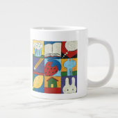 Malerei verschiedener Objekte von Chariklia Zarris Jumbo-Tasse (Rechts)