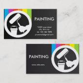 Malerei Visitenkarte (Vorne/Hinten)