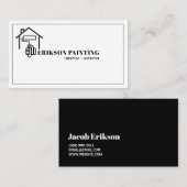 Malerei Visitenkarte (Vorne/Hinten)