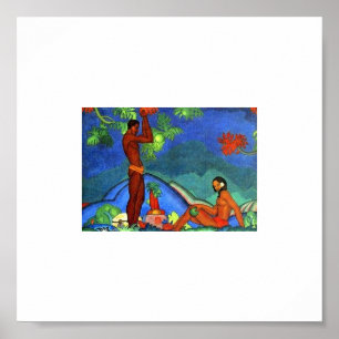 Malerei von Arman Manookian circa zwanziger Poster