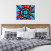 Malerei von Blume Leinwanddruck (Insitu (Schlafzimmer))