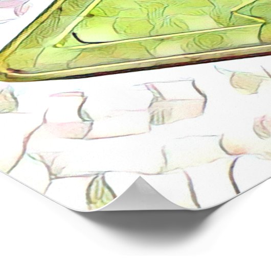 Malerei von Deep Ellum, Dallas Texas Poster (Ecke)