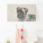 Malerei von englischen Mastiff (Brindle) - Hundeku Banner (Insitu)