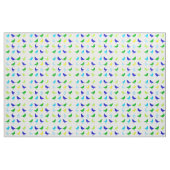 Malerei von farbigen Vögeln durch Chariklia Zarris Stoff (Fat Quarter (45,7 x 55,9 cm))
