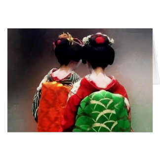 Malerei von japanischem Maiko