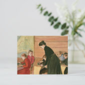 Malerei von Lehrern und Schülern Postkarte (Stehend Vorderseite)