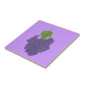 Malerei von Lila Traubensteinen Fliese (Seite)