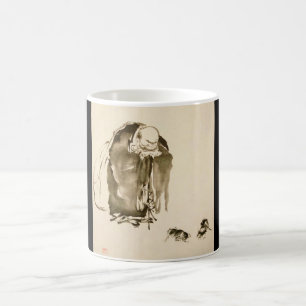 Malerei von Miyamoto Musashi, C.1600s Kaffeetasse