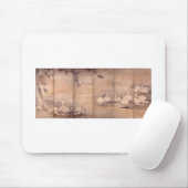 Malerei von Miyamoto Musashi, C. 1600's Mousepad (Mit Mouse)