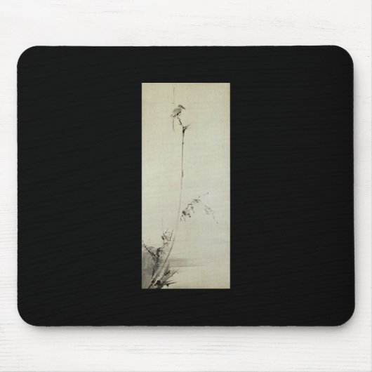 Malerei von Miyamoto Musashi, C. 1600's Mousepad (Vorne)