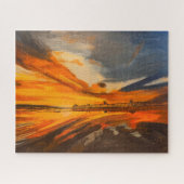 Malerei von Scripps Pier, La Jolla, CA Puzzle (Horizontal)