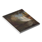 Malerei-Waldwasserfall-Schicksal Alberts Bierstadt Notizblock (angewinkelt)