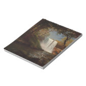 Malerei-Waldwasserfall-Schicksal Alberts Bierstadt Notizblock (Rotiert)