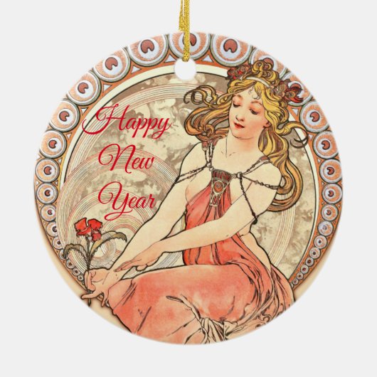 Malerei, Weihnachten Keramik Ornament (Hinten)