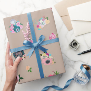 Malerei wie ein Bild Vintage-Kameras für jeden Anl Geschenkpapier