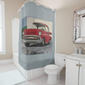 Malereien mit rotem Auto, Duschvorhänge Duschvorhang (Beispiel)