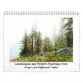 Malereien von Amerikas Nationalparks Kalender (Titelbild)