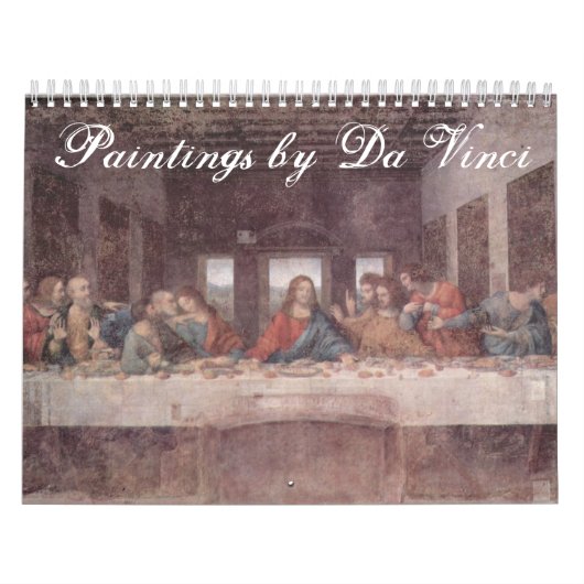 Malereien von Leonardo da Vinci-Kalender Kalender (Titelbild)