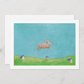 Malereispaß-Kunst GEWOHNHEIT des Einladung (Vorne/Hinten)