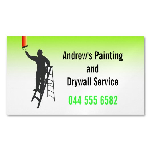 MalerErstellen Sie Ihre eigenen Magnetische Visitenkarte (Vorderseite)