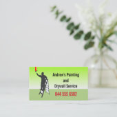 Malerexperte farbenfroh, fantastisch perfektes Des Visitenkarte (Stehend Vorderseite)