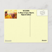 MALERIE 5, WILLKOMMEN IN NIGERIA, MG POSTKARTE (Rückseite)