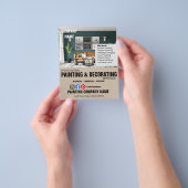 MALERIERUNG UND DEKORATIERUNG der Innenarchitektur Flyer (Gruppe)