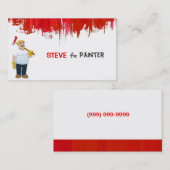 Malerin, Baukarte Visitenkarte (Vorne/Hinten)