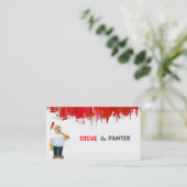 Malerin, Baukarte Visitenkarte (Stehend Vorderseite)