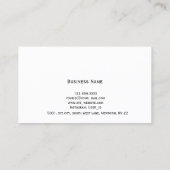 Malerin in der Heimat Dunkelgrüne Schattierungen Visitenkarte (Rückseite)